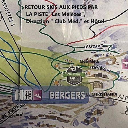 Le Christiania Les Bergers Leilighet Alpe d'Huez Eksteriør bilde