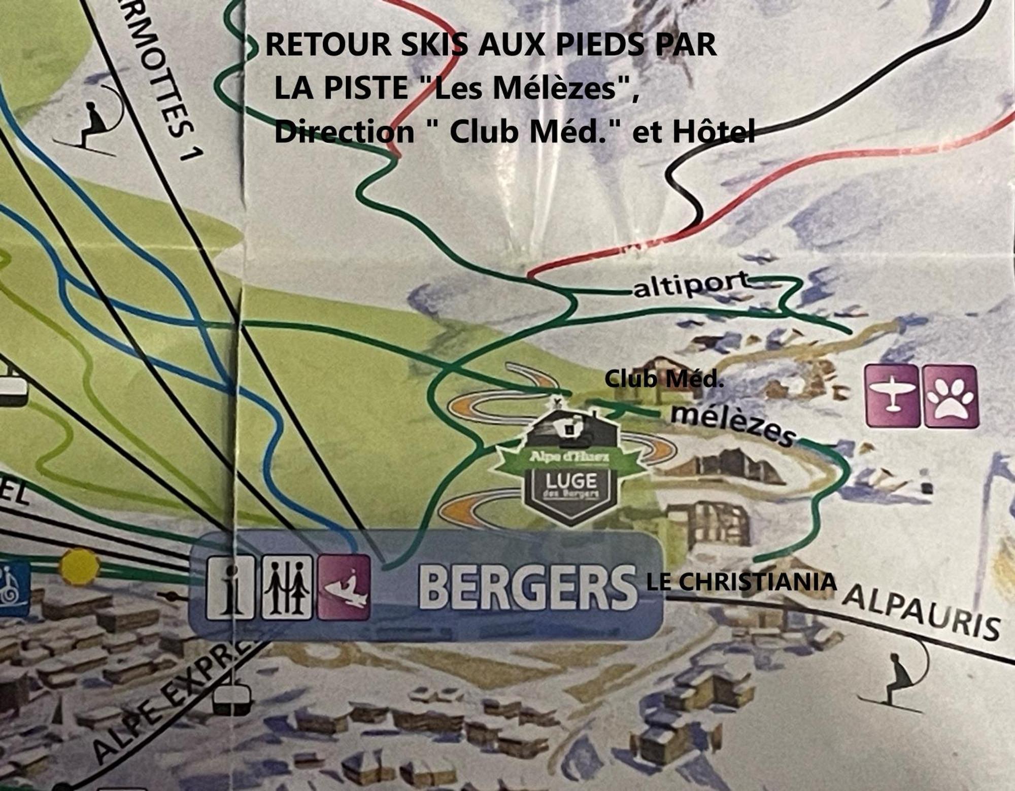 Le Christiania Les Bergers Leilighet Alpe d'Huez Eksteriør bilde